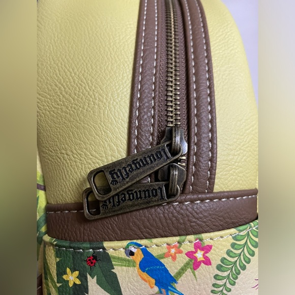 NEW! Loungefly Disney Mickey & Friends Jungle NWT Backpack GLOW IN THE DARK - Picture 2 of 9